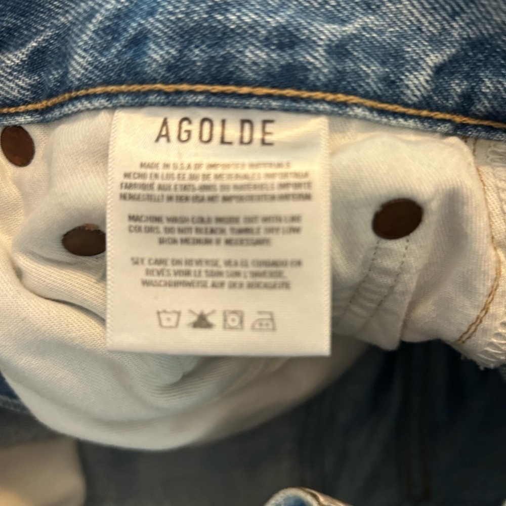 Agolde Riley high rise straight crop jeans - Picture 10 of 10